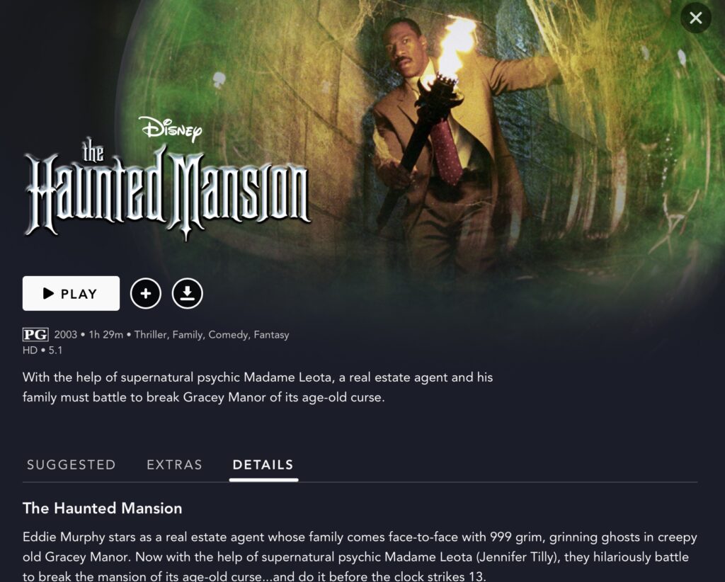 movie review for haunted mansion